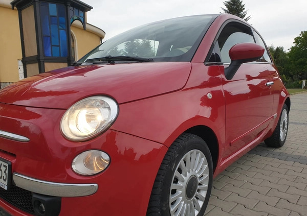 Fiat 500 cena 21900 przebieg: 110759, rok produkcji 2010 z Rzeszów małe 742